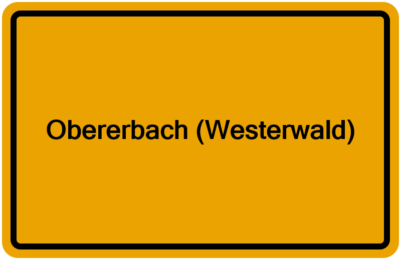 Handelsregisterauszug Obererbach (Westerwald)